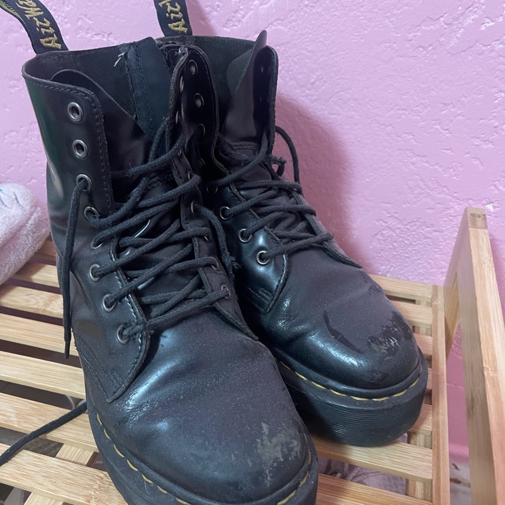 Dr martens jadon platform boots